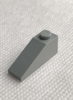全新乐高LEGO正品零件 4286 33° 3x1 斜坡面砖 4211488 浅灰色