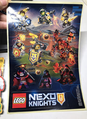 Lego 乐高 nexo knights 未来骑士  贴纸