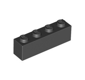 全新乐高LEGO正品零件配件MOC 3010 1x4 基础砖 301026 黑色