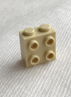 全新乐高LEGO零配件 22885 1x2 单面带凸点砖 6214334 米色