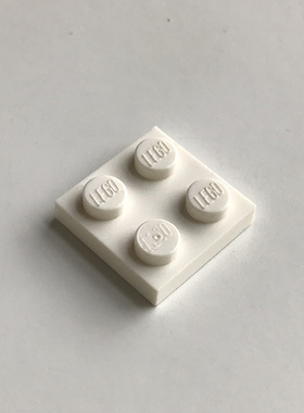 全新LEGO乐高正品零件MOC 3022 2x2 基础板 302201 4613976 白色