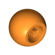 全新乐高LEGO正品零件 32474 10.2mm 连接球 转向球 6307452 橙色