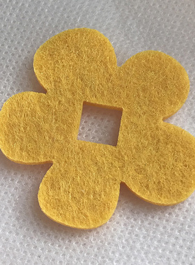 全新LEGO乐高正品零件MOC 66830 6x6 花朵 布料 6290405 中黄色