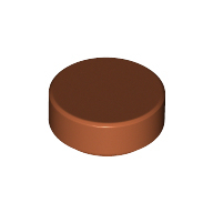 全新乐高LEGO正品零件 35380 98138 1x1 光面圆板 6322840 深橙色