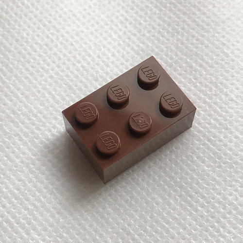 全新乐高LEGO正品零件配件MOC 3002 2x3 基础砖 4216668 棕色