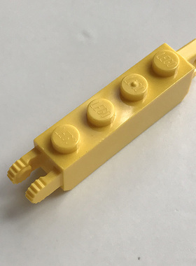 LEGO乐高 30387 1x4 两侧带铰链砖 4144568 4218728 6267090 黄色