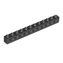 全新乐高LEGO正品零件配件MOC 3895 1x12带11孔砖 389526 黑色