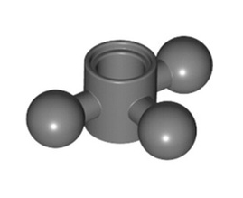 全新乐高LEGO正品零件 67325 15460 三球转向装置 6055629 深灰色