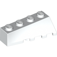 乐高LEGO 43721左 43720右 2×4斜面楔形砖 4179873 4179872 白色