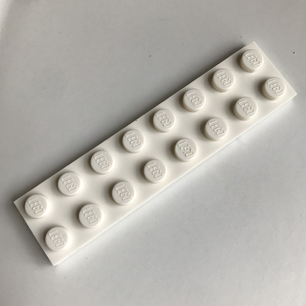 全新 LEGO乐高正品零件配件MOC 3034 2x8基础板 303401 白色