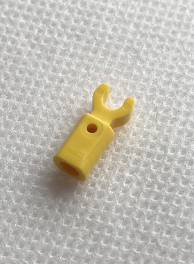 全新LEGO乐高正品零配件 11090 44873 带夹口连接件 6015892 黄色