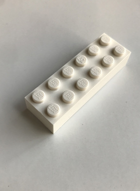 全新乐高LEGO正品零配件MOC 2456 44237 2x6 基础砖 4181142 白色