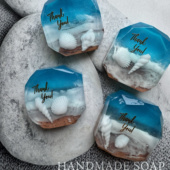 海洋沙滩蓝色大海手工皂礼物ins小红书文创旅游纪念品实用毕业
