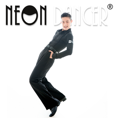 NeonDancer 成人男士摩登裤 国标舞练习表演裤子 量身定制