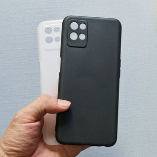 V11手机壳真我V11S保护套全包透明硅胶磨砂保护壳防刮摔TPU软壳简约 适用于realme