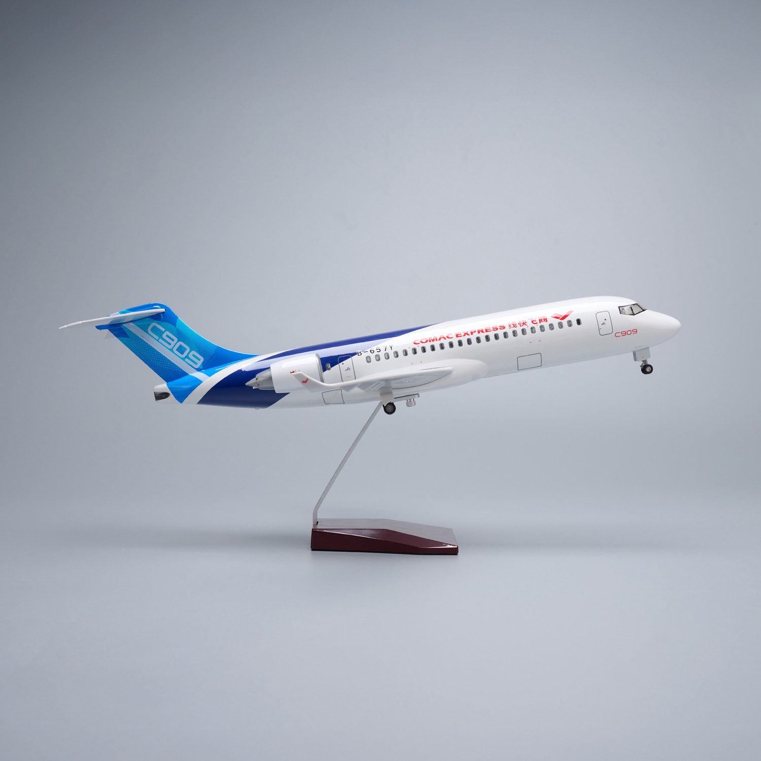 仿真商飞快线C909飞机模型47cm