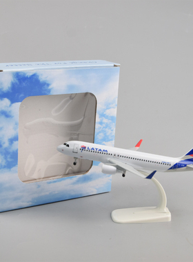 20cm智利拉塔姆航空合金A320仿真客机模型飞机航模摆件礼物LATAM