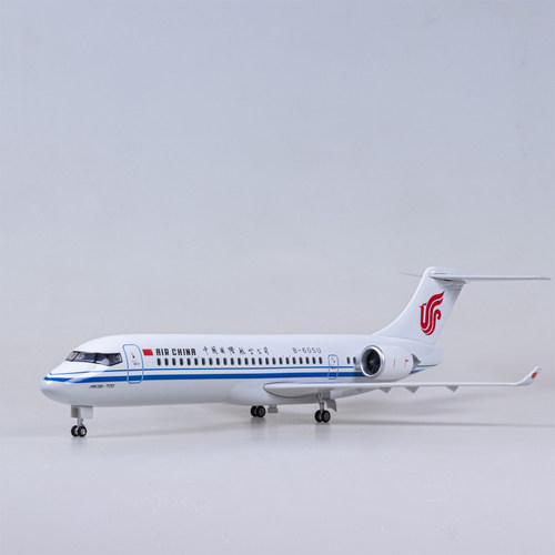 客机飞机模型国航ARJ21带轮子