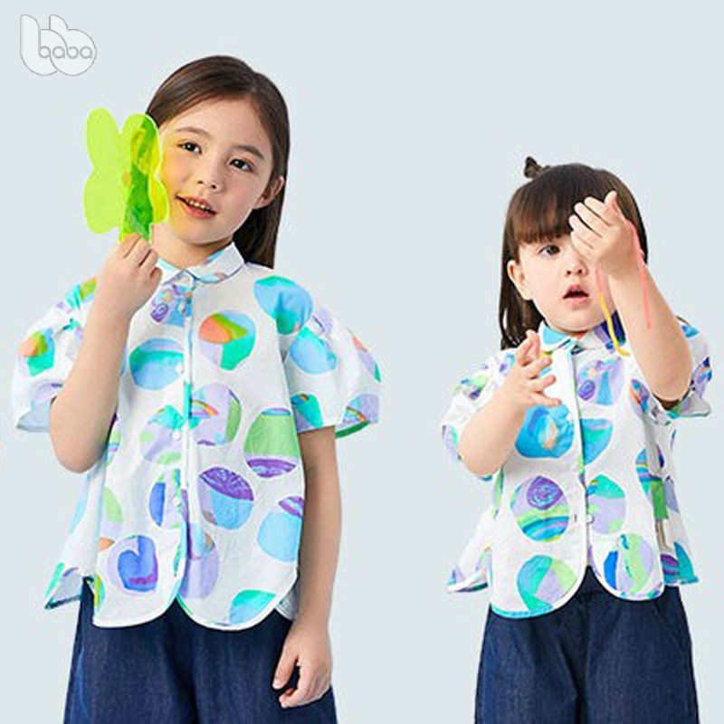 balanbond纯棉夏季短袖衬衫图片