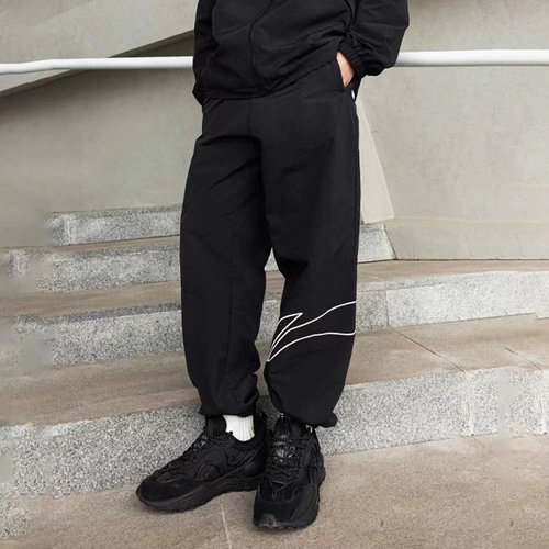 李宁韦德跑步训练系列男子收口速干凉爽运动长裤