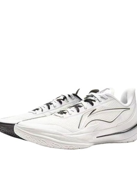 李宁利刃5V2白珍珠月神篮球鞋男款低帮男鞋实战运动鞋ABAU101