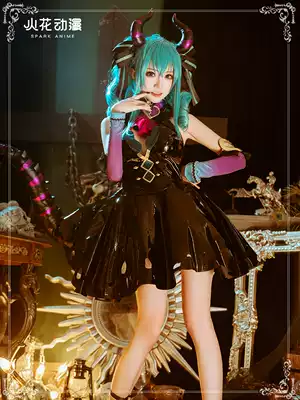 Sparks anime Hatuo future cos suit Hatsu little devil miku game set cute COSPLAY costume female