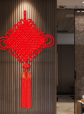 2026新款中国结挂件客厅高档大号红色福字挂饰入户门玄关镇宅装饰