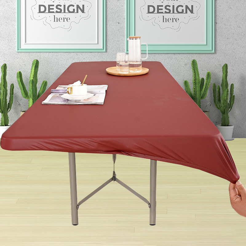 至佑简约弹力科技布全包防滑桌布