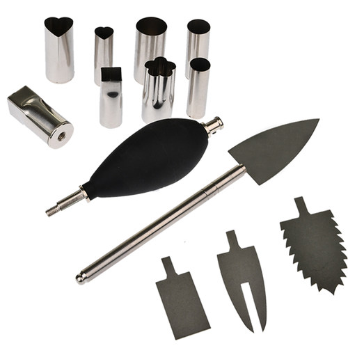 陶艺蛋糕吸囊 魔法吸囊镂空造型蛋糕创意 陶艺多功能铲 裱花工具