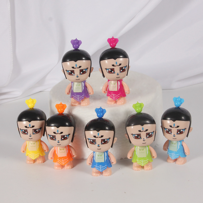 生日蛋糕 葫芦娃 摆件情景蛋糕装饰 葫芦娃卡通蛋糕插件 葫芦兄弟