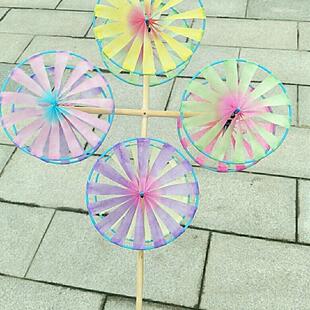 网红爆款 中国老北京特色传统风车复古汉服拍照剧组活动走秀道具