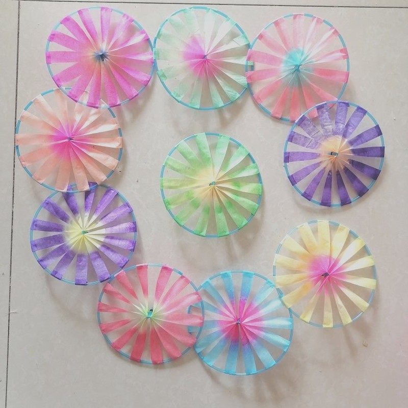 风车轮子纸轮彩轮手工风车轮手工染色摄影走秀环境布置道具配件,特色手工艺,其他特色工艺品,淘宝优惠券,粉丝福利购,淘宝优惠卷