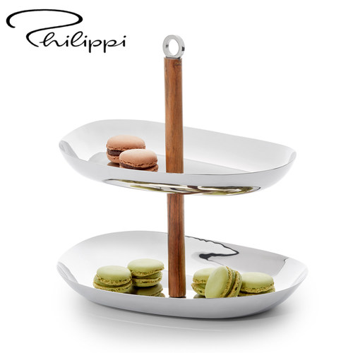 德国进口高档双层点心蛋糕水果架