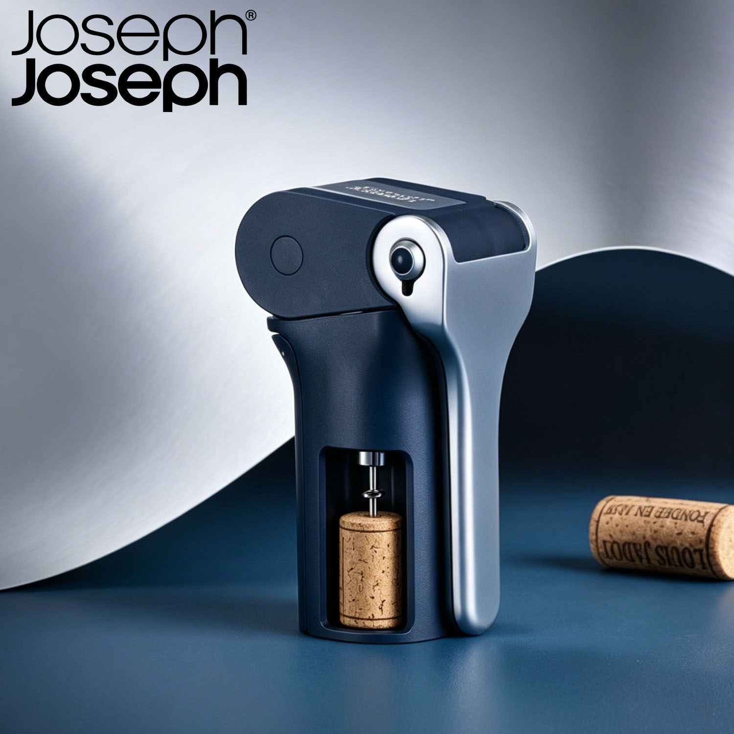 Joseph Joseph螺旋压杆开瓶器 红酒便携软木塞开盖器葡萄酒割箔器