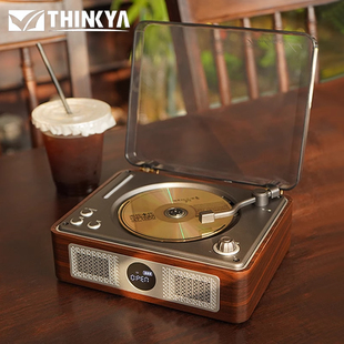 A11复古CD播放机专辑光碟播放器蓝牙音箱便携音响 THINKYA