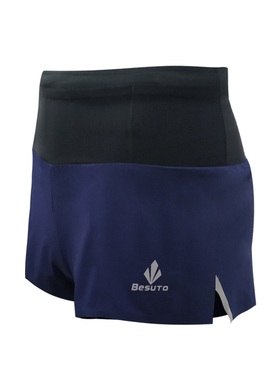 besuto北斯途多功能男女运动水袋弹力跑步健身运动越野短裤三分裤