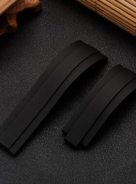 APES硅胶表带 代用水鬼 劳力士 表带 黑色 20mm 胶表带 手表配件