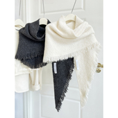 feytiy 软绵绵 小羊毛卷质感三角巾披肩女秋冬保暖针织外搭斗篷韩