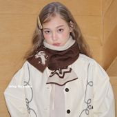 柔软定制 feytiy 冬季 卡通针织保暖围巾女柔软加厚围脖百搭学生