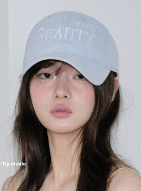 I'mBeauty字母刺绣棒球帽春夏