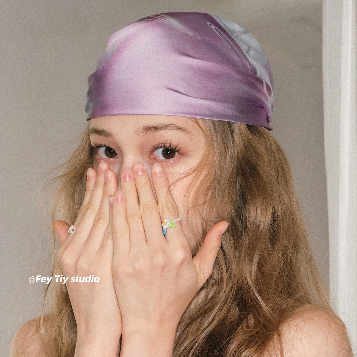 feytiy 液态流动 蔓粉光泽方巾丝巾女高级感百搭包头头巾裹胸春夏,服饰配件/皮带/帽子/围巾,围巾/丝巾/披肩,淘宝优惠券,粉丝福利购,淘宝优惠卷