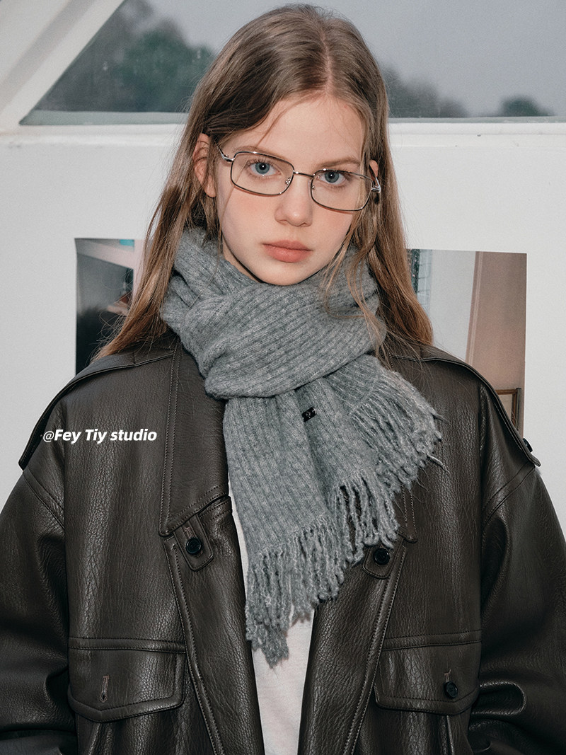 FeyTiy 高级质感定制含羊毛流苏纯色秋冬季保暖针织围巾围脖情侣,服饰配件/皮带/帽子/围巾,围巾/丝巾/披肩,淘宝优惠券,粉丝福利购,淘宝优惠卷