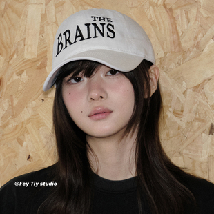 欧盟认证 高品质 百搭休闲棒球帽女纯棉遮阳鸭舌帽 Brains feytiy