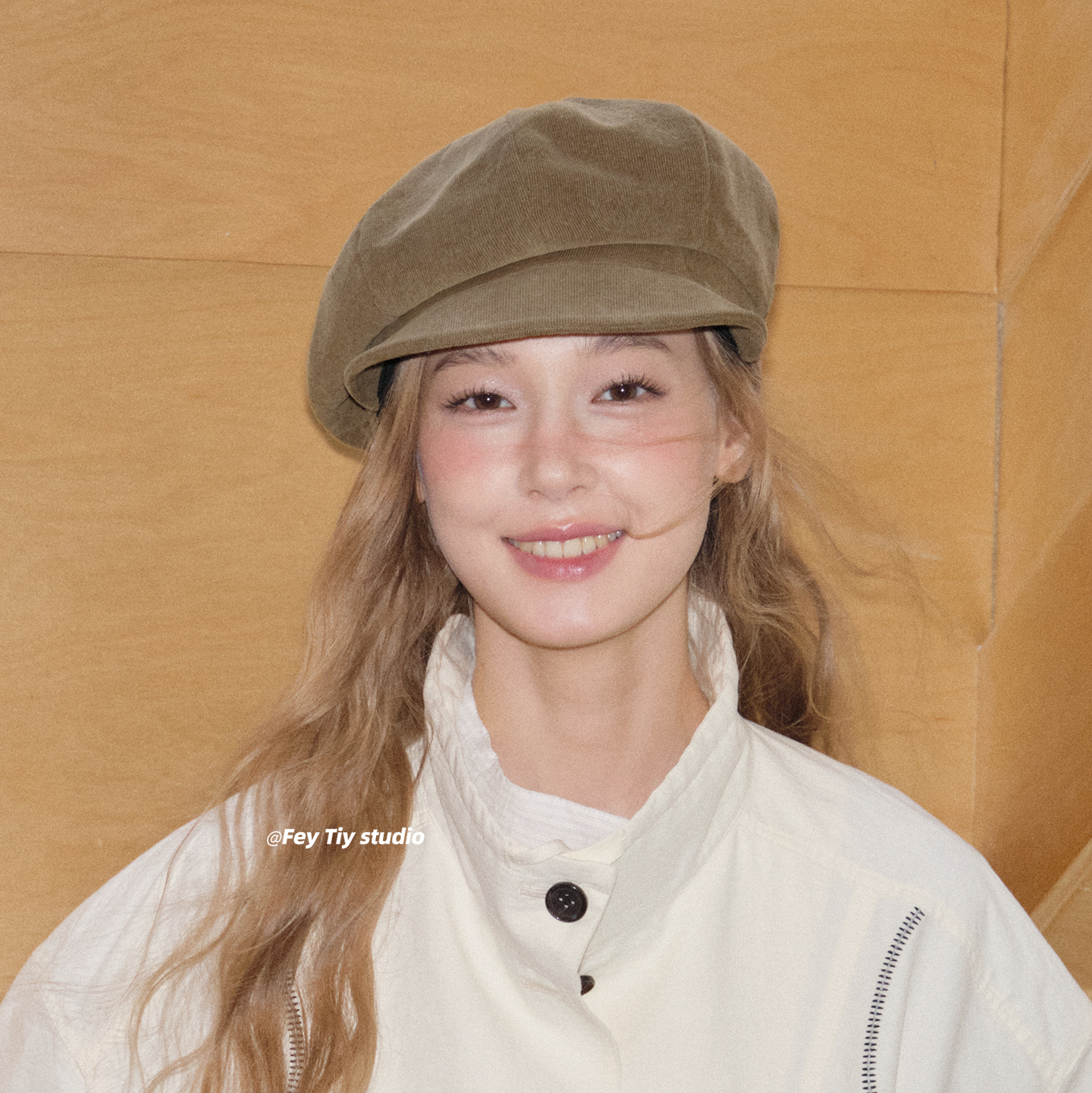 时髦复古报童帽秋冬新款八角帽