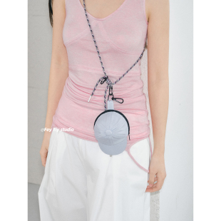 feytiy 斜挎小包包耳机包女可爱潮酷春夏mini托特小包男 好物分享