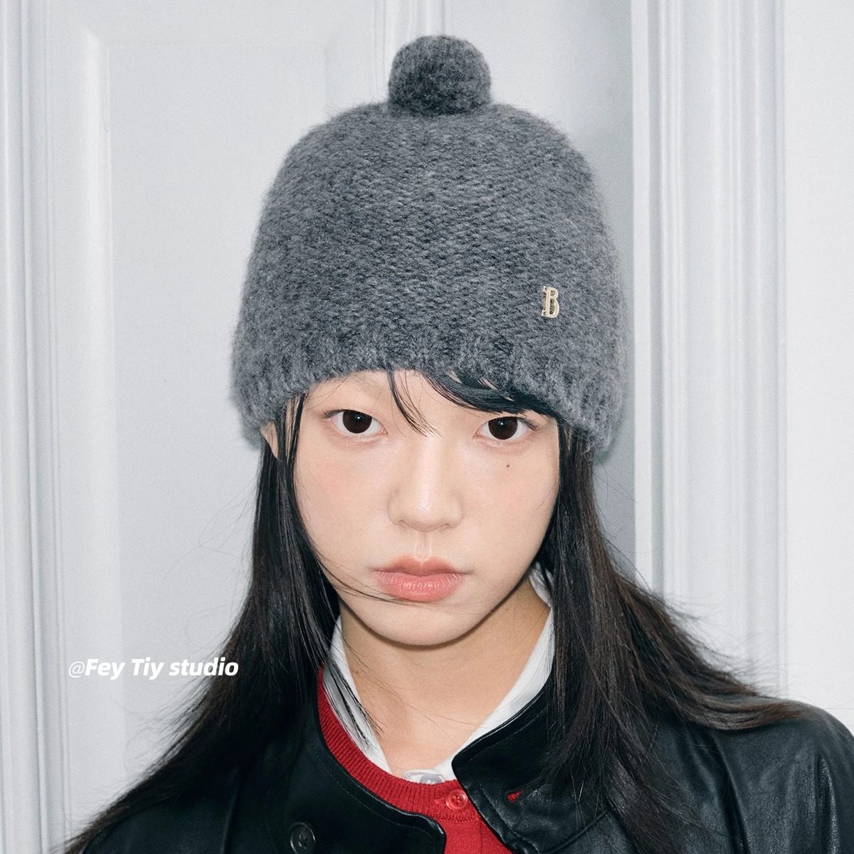 feytiy 博主同款fever小毛球针织帽俏皮百搭秋冬毛线帽保暖包头帽,服饰配件/皮带/帽子/围巾,帽子,淘宝优惠券,粉丝福利购,淘宝优惠卷