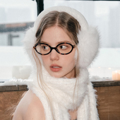 FeyTiy 冬季 舒适毛毛耳暖耳罩保暖仿皮草耳套可爱毛茸茸防冻护耳