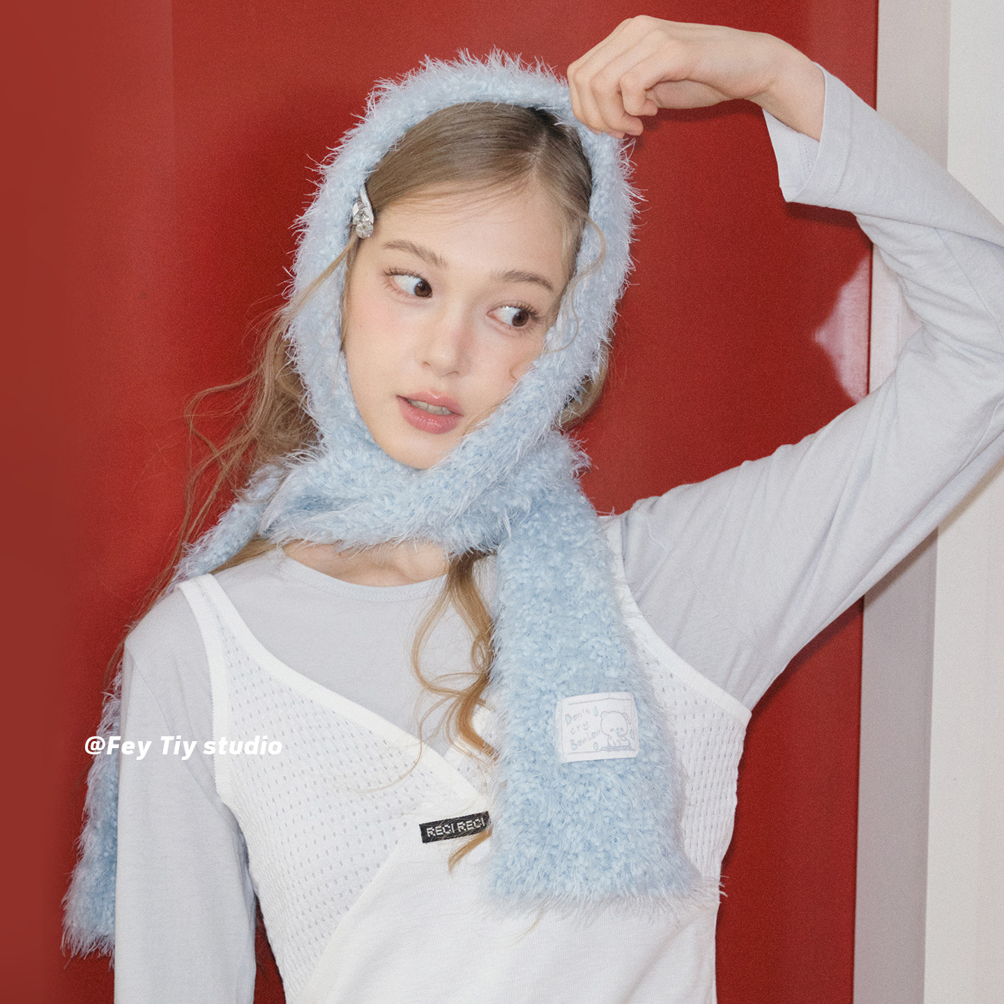 feytiy baby蓝毛茸茸 定制柔纱长条围巾冬季保暖百搭针织长围脖女,服饰配件/皮带/帽子/围巾,围巾/丝巾/披肩,淘宝优惠券,粉丝福利购,淘宝优惠卷