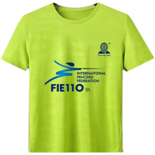 FIE110周年纪念版 联名款 击剑服速干衣 训练服比赛内穿T恤短袖