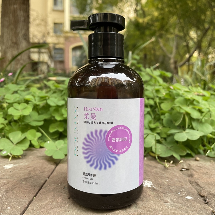 ROUMAN柔曼定型啫喱卷发直发男女用造型啫喱香氛持久定型蓬松弹力